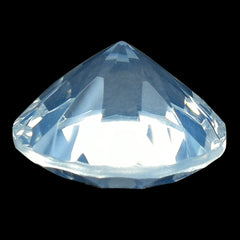 BLUE MOON QUARTZ CONCAVE CUT ROUND 12MM  5.49 Cts.