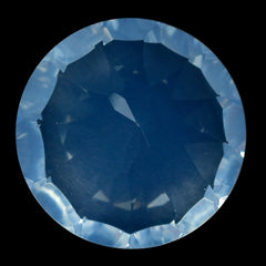 BLUE MOON QUARTZ CONCAVE CUT ROUND 12MM  5.49 Cts.
