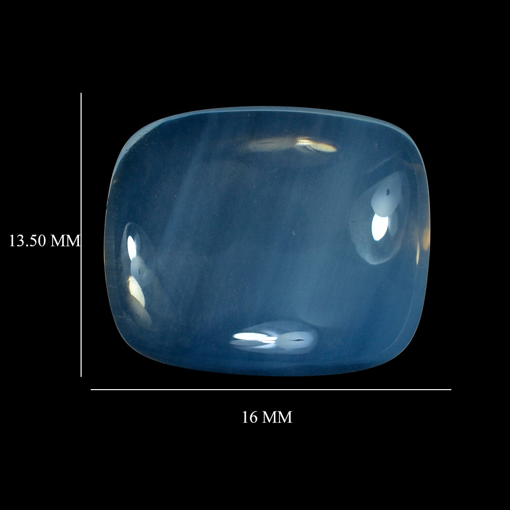 BLUE MOON QUARTZ CUSHION CAB 16X13.50MM 8.77 Cts.