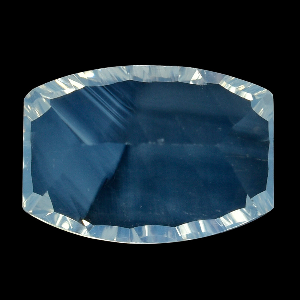 BLUE MOON QUARTZ CONCAVE CUT CUSHION 14X10MM 6.32 Cts.