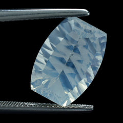 BLUE MOON QUARTZ CONCAVE CUT CUSHION 14X10MM 6.32 Cts.