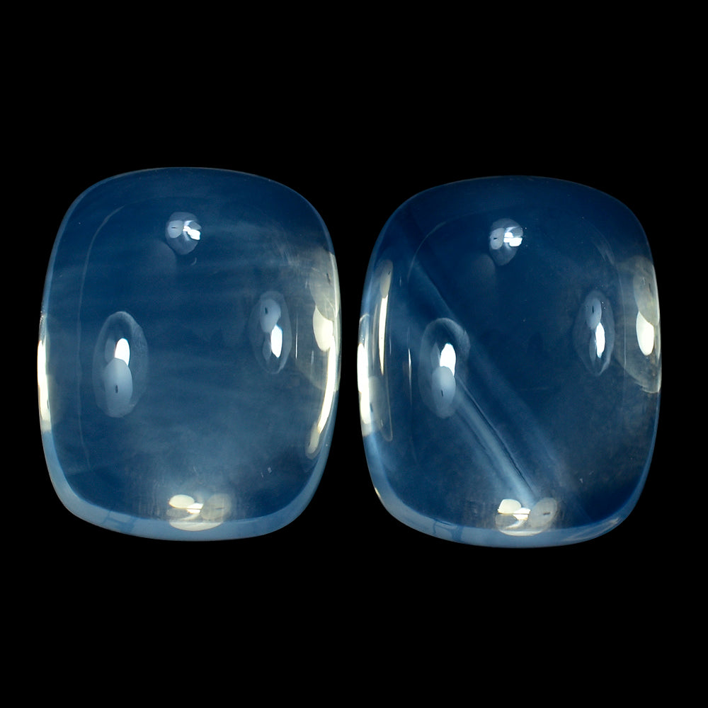 BLUE MOON QUARTZ CUSHION CAB 16X13MM 13.90 Cts.