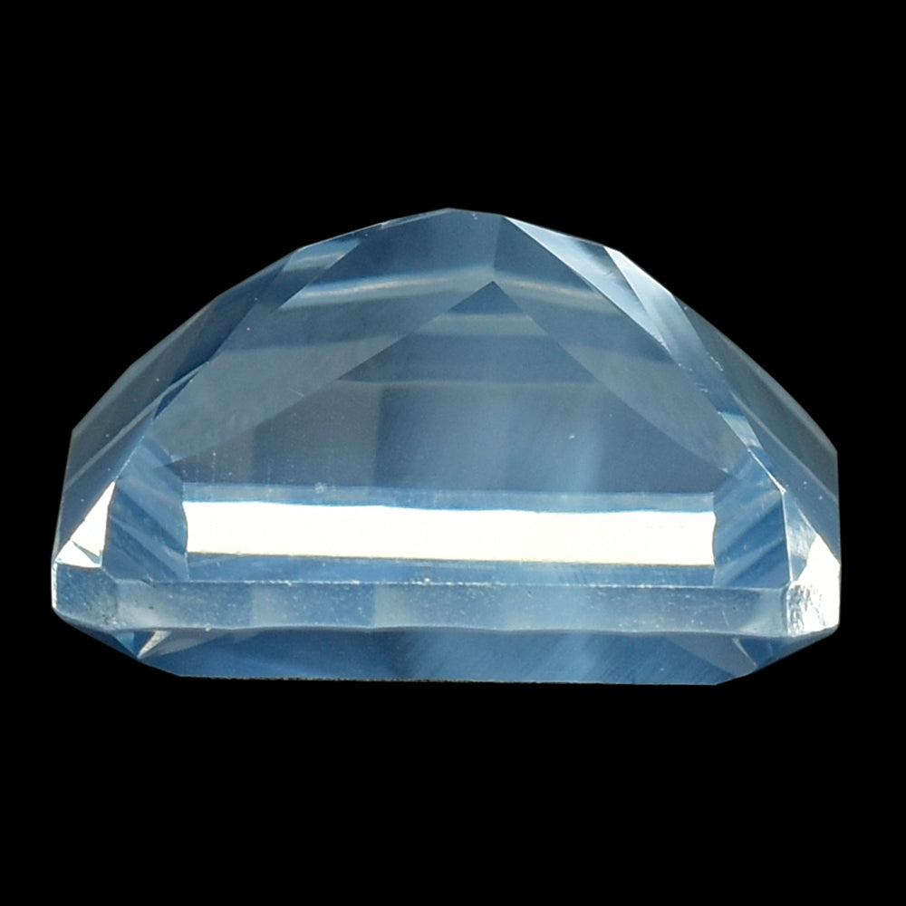 BLUE MOON QUARTZ CONCAVE ON TOP PRINCESS CUT BACK OCTAGON 12X10MM 5.70 Cts.