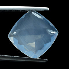 BLUE MOON QUARTZ BUFFTOP CHECKER BACK CUSHION 15MM 10.02 Cts.