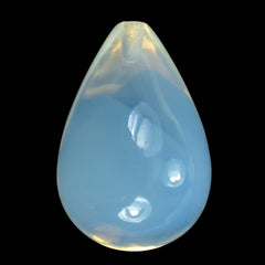 BLUE MOON QUARTZ PLAIN DROP (AA/CLEAN) (HALF DRILL 0.80MM) 15X10MM 9.40 Cts.