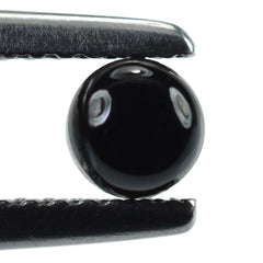 BLACK ONYX HIGH DOME ROUND CAB 4MM 0.44 Cts.
