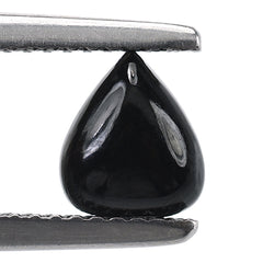 BLACK ONYX HEART CAB 7X6MM 1.11 Cts.