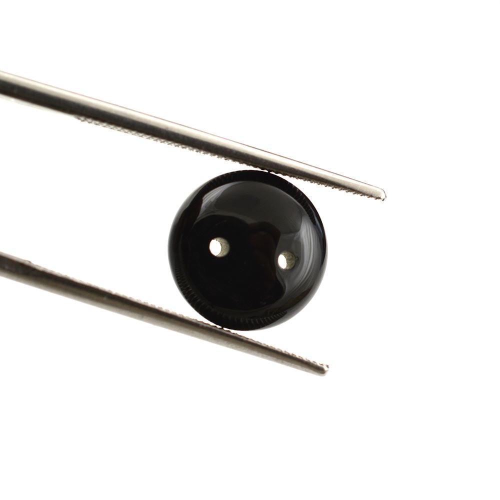 BLACK ONYX SHIRT BOTTON 10MM 2.55 Cts.