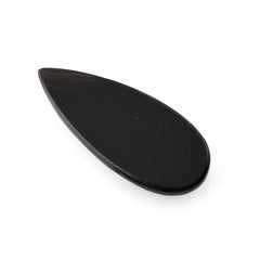 BLACK ONYX CHECKER PEAR CAB 27X11MM 7.80 Cts.