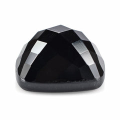 BLACK ONYX CHECKER CUSHION CAB 17MM 21.95 Cts.