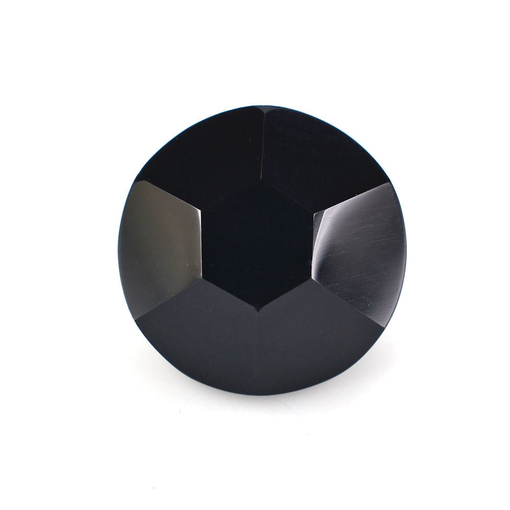 BLACK ONYX SPECIAL CUT ROUND 15MM 10.67 Cts.