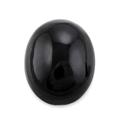BLACK ONYX OVAL CAB 18X14MM 12.85 Cts.