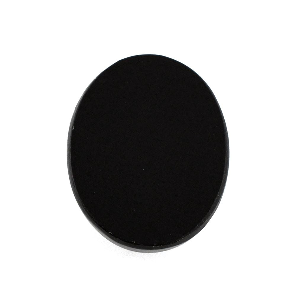 BLACK ONYX OVAL CAB 18X14MM 12.85 Cts.