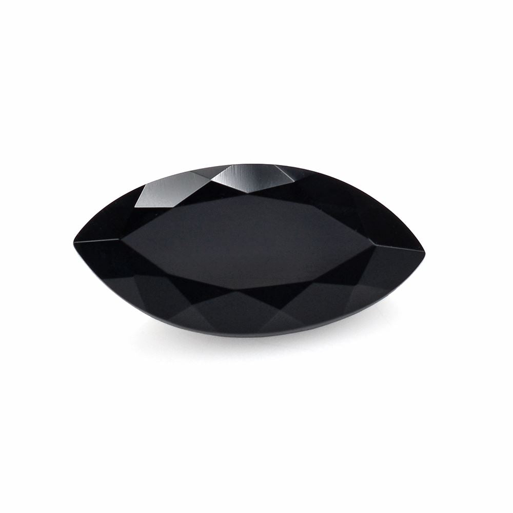BLACK ONYX CUT MARQUISE 16X8MM 3.81 Cts.