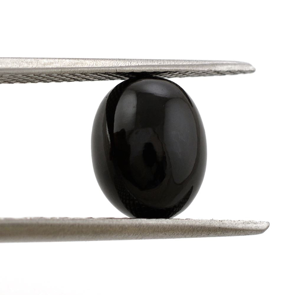 BLACK ONYX PLAIN OLIVE 10X8MM 4.72 Cts.