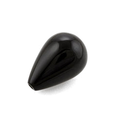 BLACK ONYX PLAIN DROP (HALF DRILL 1.00MM) 16X11MM 11.56 Cts.