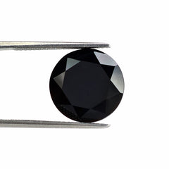 BLACK ONYX TABLE CUT ROUND CAB (FLAT) 14MM 4.51 Cts.