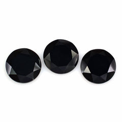 BLACK ONYX TABLE CUT ROUND CAB (FLAT) 14MM 4.51 Cts.