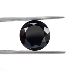 BLACK ONYX DIAMOND CUT ROUND 12MM 7.00 Cts.