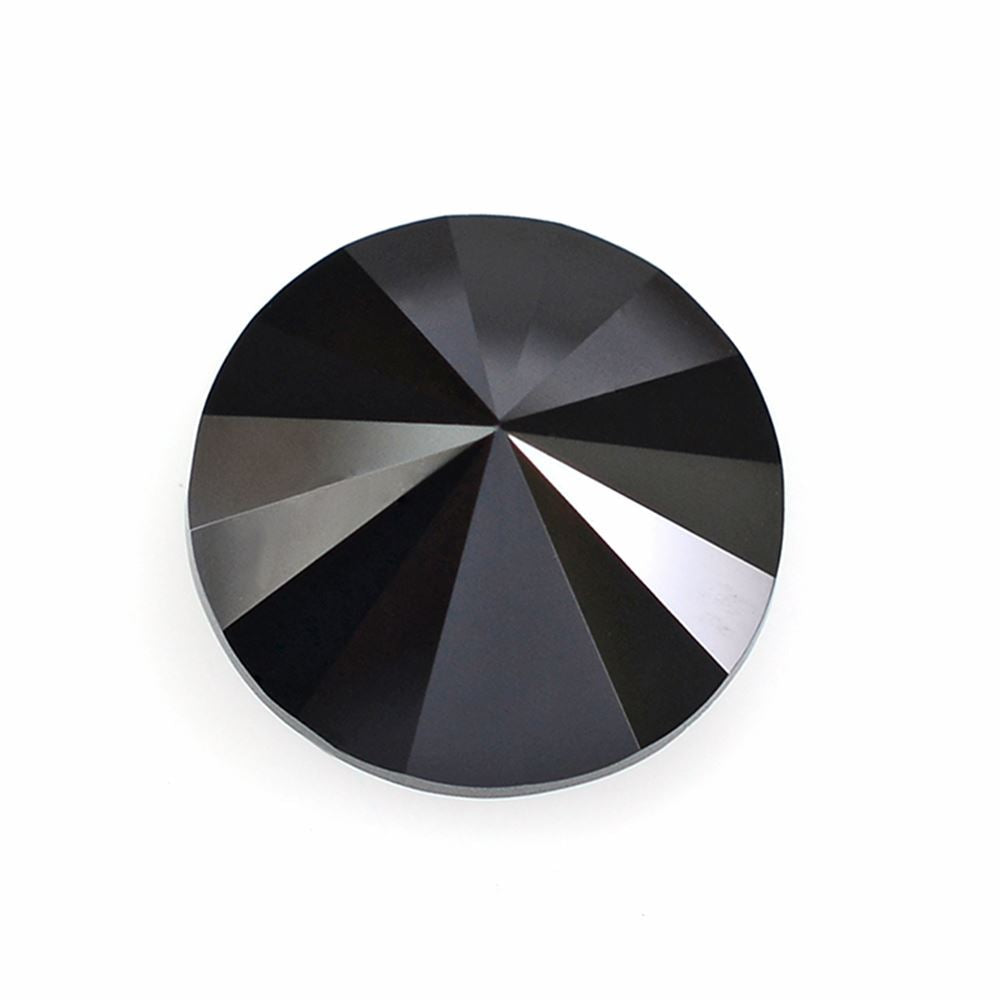 BLACK ONYX DIAMOND CUT ROUND 12.50MM 8.20 Cts.