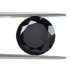 BLACK ONYX DIAMOND CUT ROUND 12.50MM 8.20 Cts.