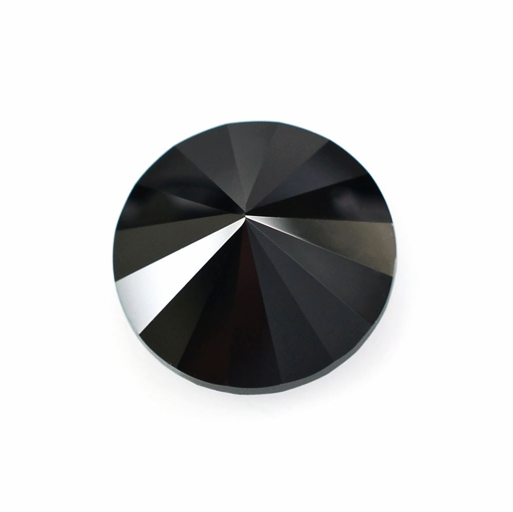 BLACK ONYX DIAMOND CUT ROUND 13MM 8.49 Cts.