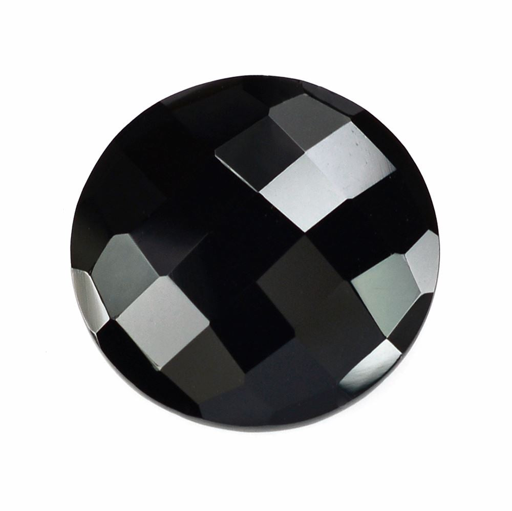 BLACK ONYX BRIOLETTE ROUND 18M 10.67 Cts.