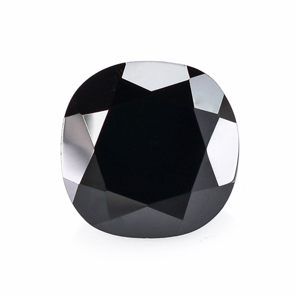 BLACK ONYX CUT CUSHION 10MM 4.80 Cts.