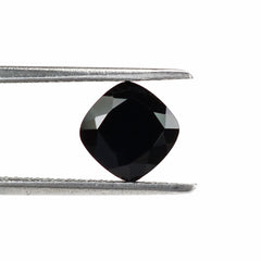 BLACK ONYX CUT CUSHION 7MM 1.33 Cts.