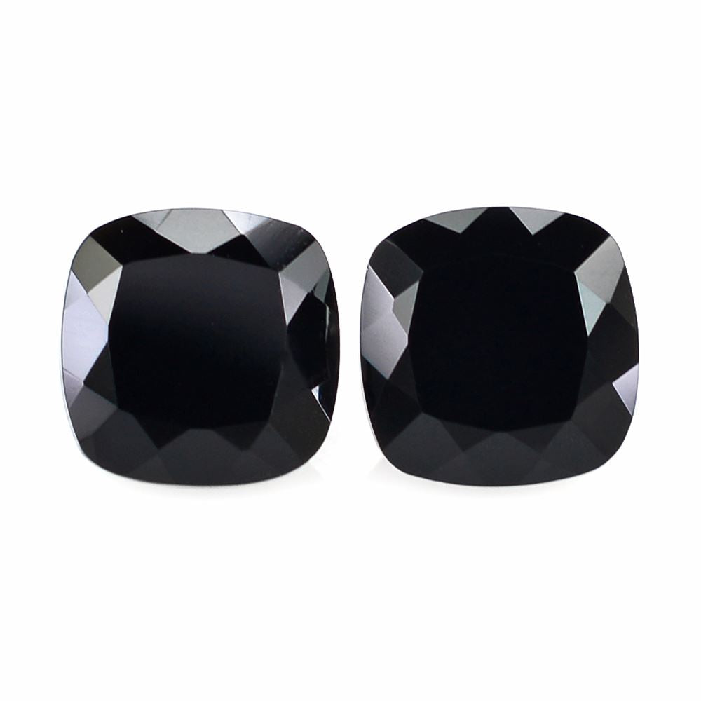 BLACK ONYX CUT CUSHION 7MM 1.33 Cts.
