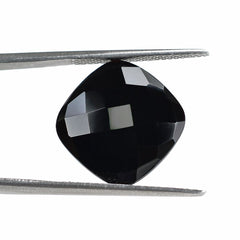 BLACK ONYX BRIOLETTE CUSHION 15MM (BLACK/CLEAN) 7.80 Cts.