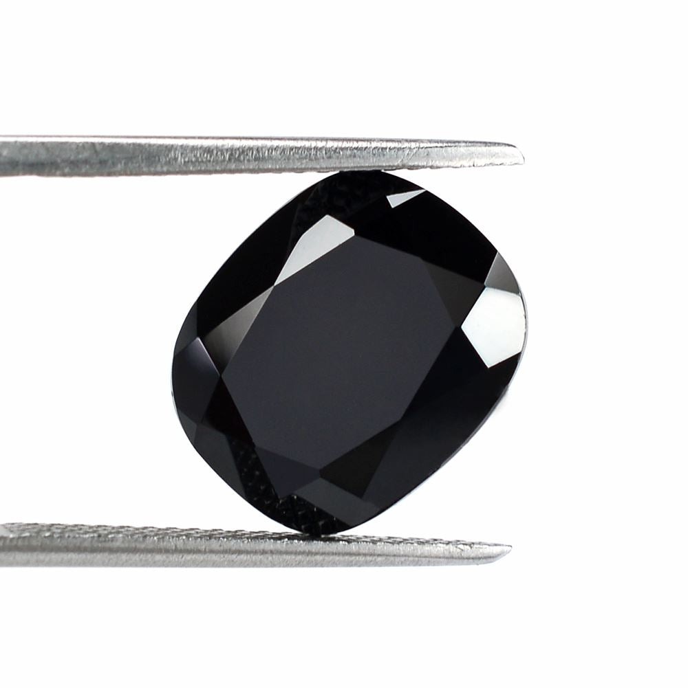 BLACK ONYX CUT CUSHION 13X10.50MM 7.77 Cts.