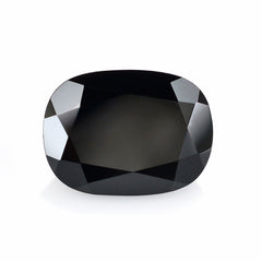 BLACK ONYX CUT CUSHION (IRREGULAR CUT BACK) 15.50X11.50MM 10.45 Cts.