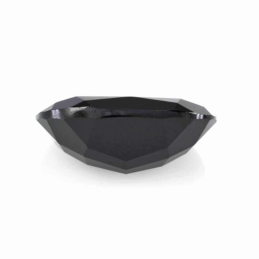 BLACK ONYX CUT CUSHION (IRREGULAR CUT BACK) 15.50X11.50MM 10.45 Cts.