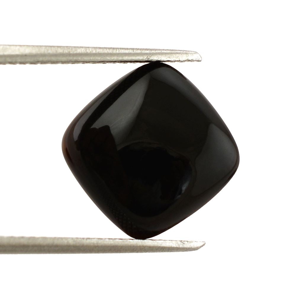 BLACK ONYX CUSHION CAB 12MM 4.48 Cts.