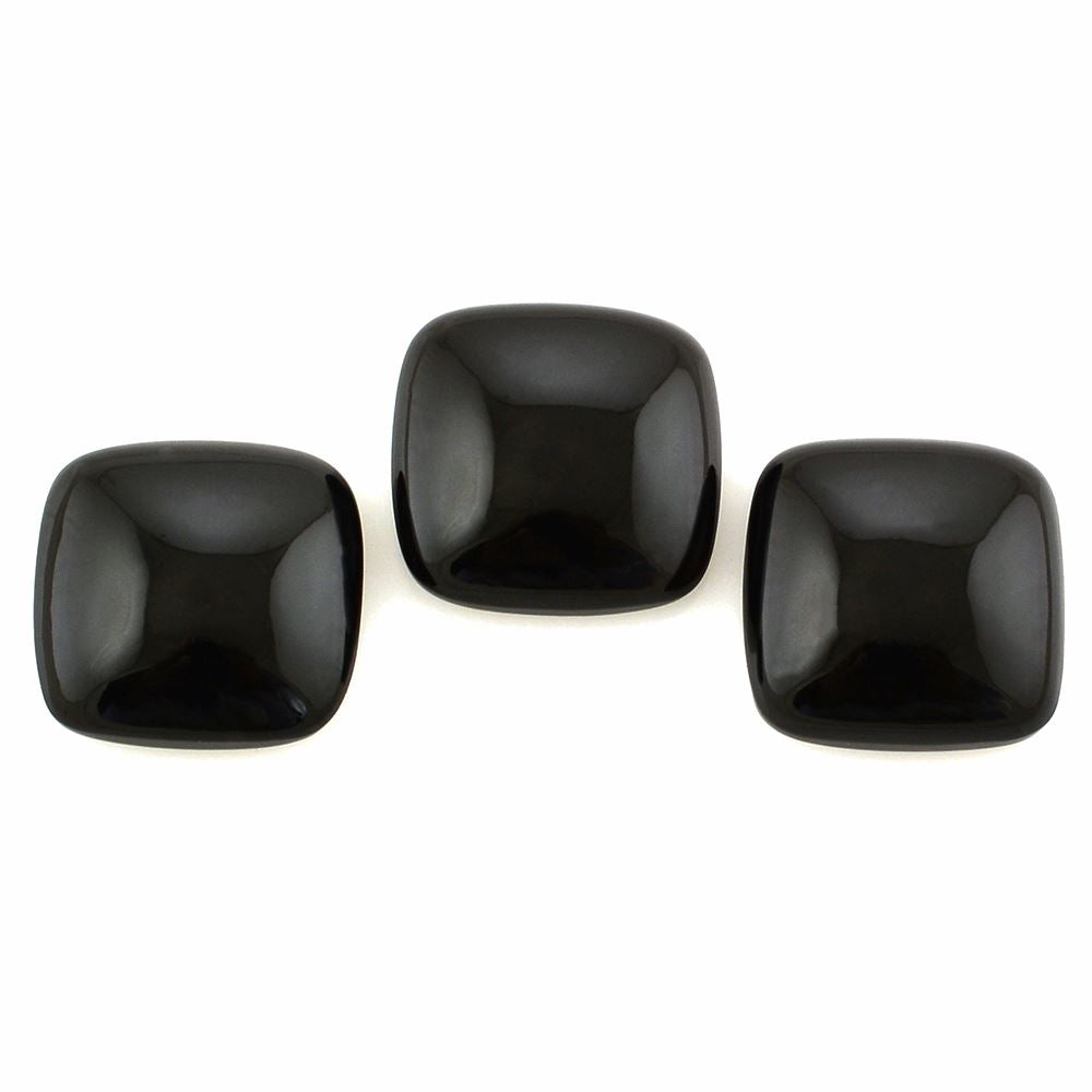 BLACK ONYX CUSHION CAB 12MM 4.48 Cts.