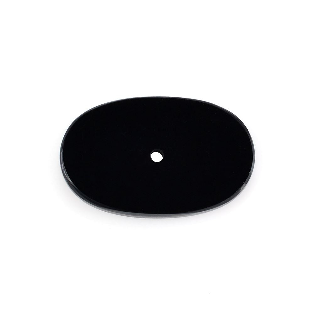 BLACK ONYX OVAL PLATE (FULL DRILL) 21X13MM 8.00 Cts.