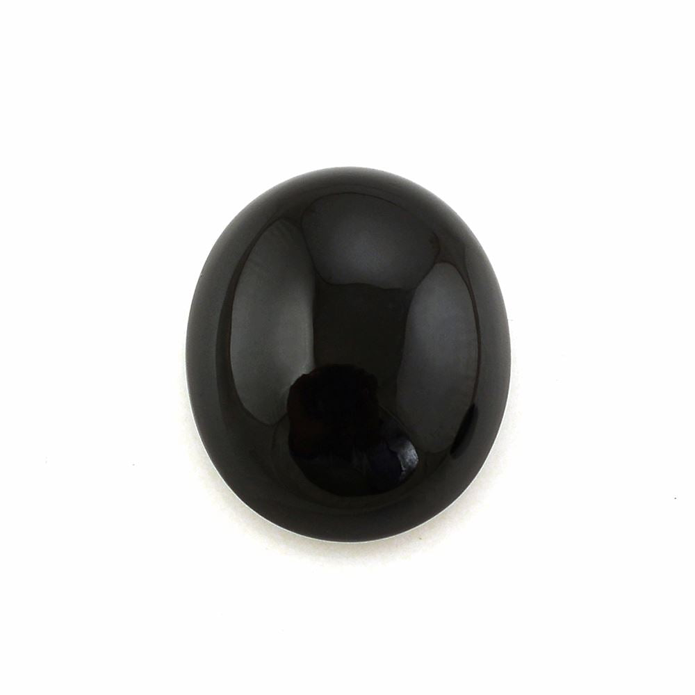 BLACK ONYX OVAL CAB 12X10MM 4.33 Cts.