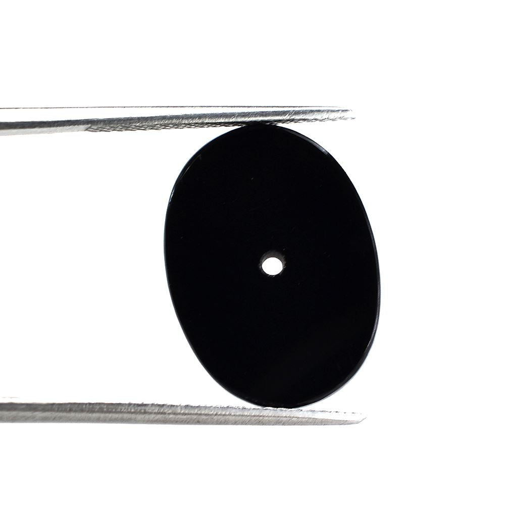 BLACK ONYX OVAL PLATE (FULL DRILL) 19X14MM 5.49 Cts.