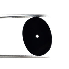 BLACK ONYX OVAL PLATE (FULL DRILL) 19X14MM 5.49 Cts.