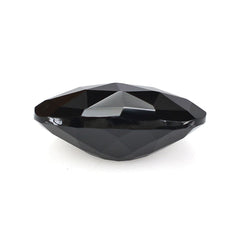 BLACK ONYX ROSE CUT OVAL 16X12MM 6.80 Cts.