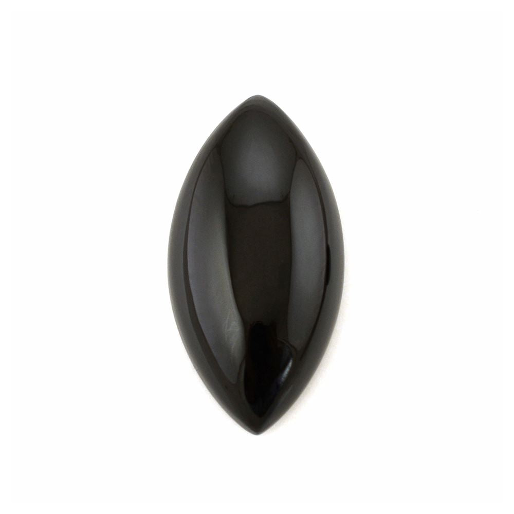 BLACK ONYX MARQUISE CAB 24X12MM 10.97 Cts.