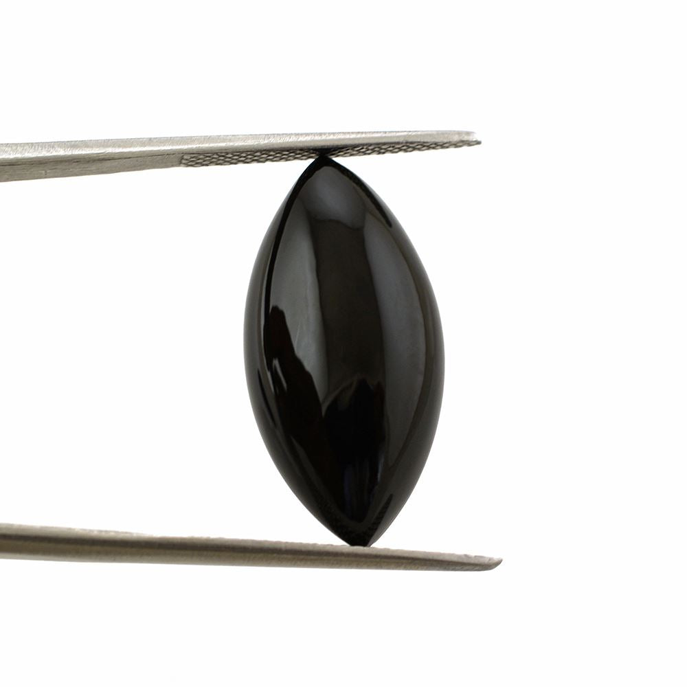 BLACK ONYX MARQUISE CAB 24X12MM 10.97 Cts.