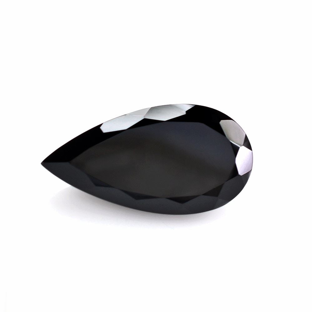 BLACK ONYX CUT PEAR 22X13MM 20.45 Cts.