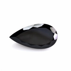 BLACK ONYX CUT PEAR 22X13MM 20.45 Cts.