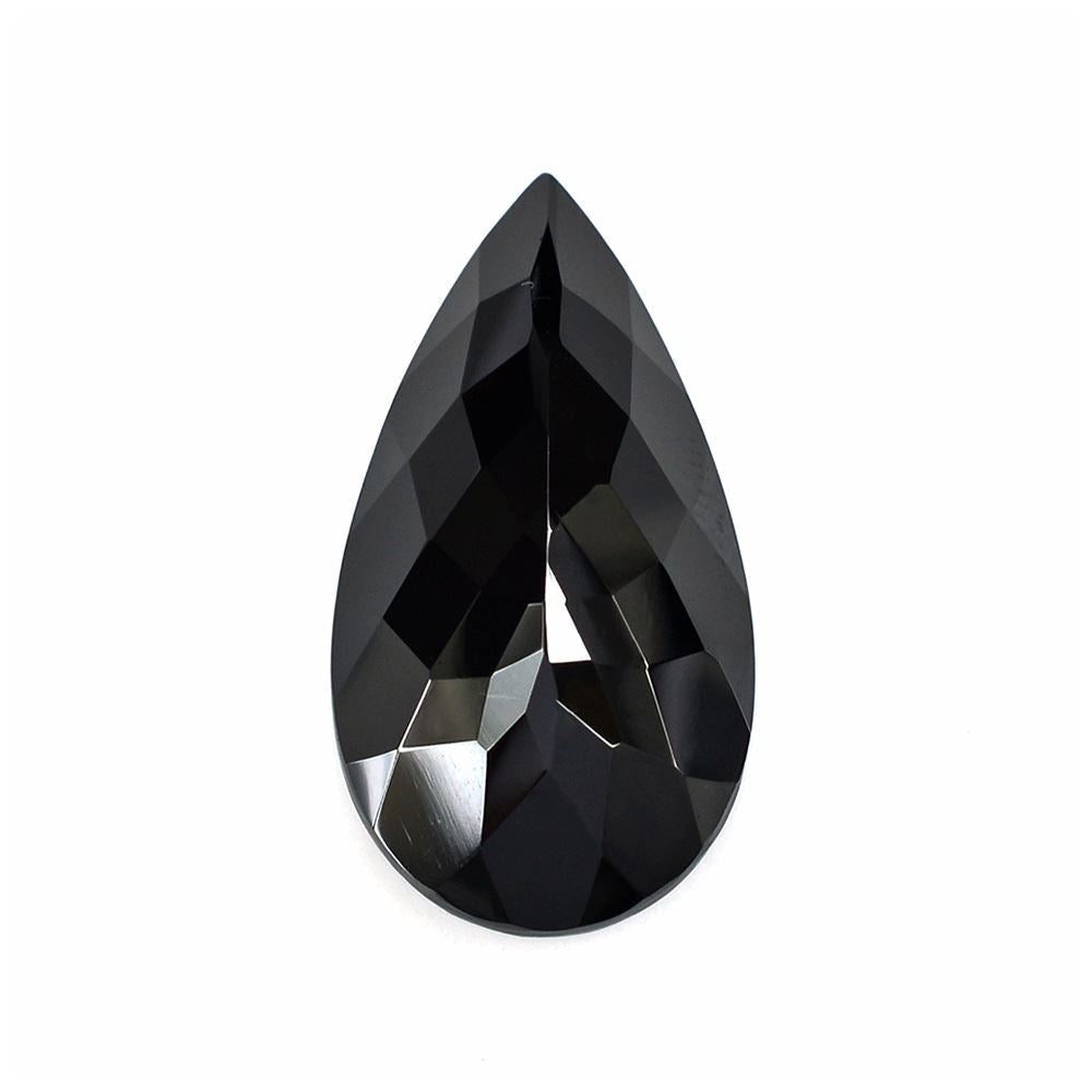 BLACK ONYX CUT PEAR 22X13MM 20.45 Cts.