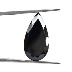 BLACK ONYX CUT PEAR 22X13MM 20.45 Cts.