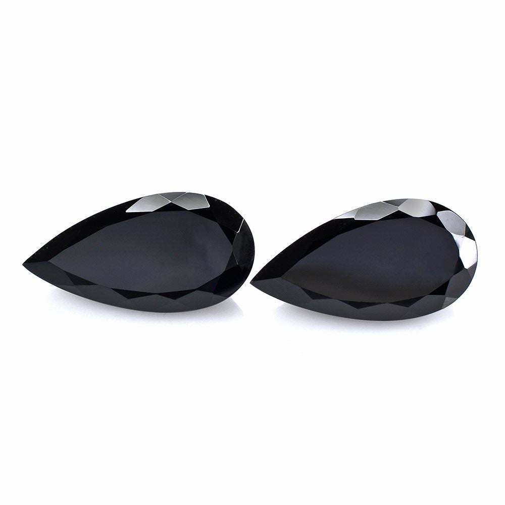 BLACK ONYX CUT PEAR 22X13MM 20.45 Cts.