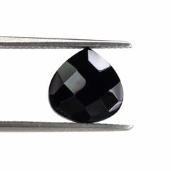 BLACK ONYX BRIOLETTE PEAR (TABEEZ) (FULL DRILL) 10MM 3.12 Cts.