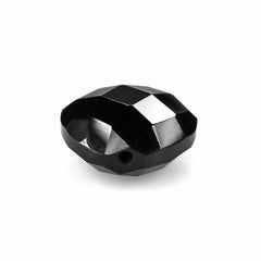 BLACK ONYX BRIOLETTE PEAR TABEEZ (HALF DRILL) 10MM 3.345 Cts.